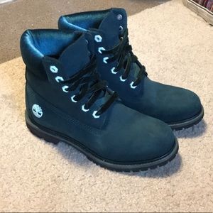 timberland velvet collar boot